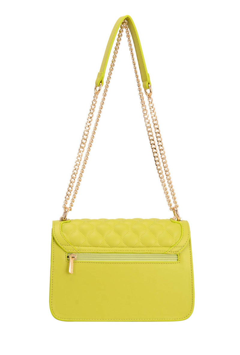 Sac à main David Jones jaune fluo