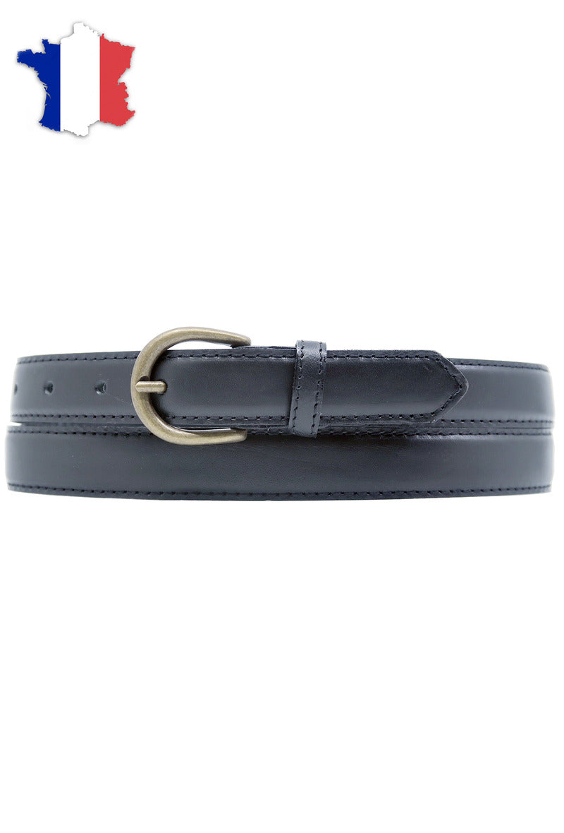 Ceinture en cuir de vachette 25mm ajustable