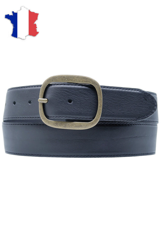 Ceinture en cuir de vachette 40mm ajustable