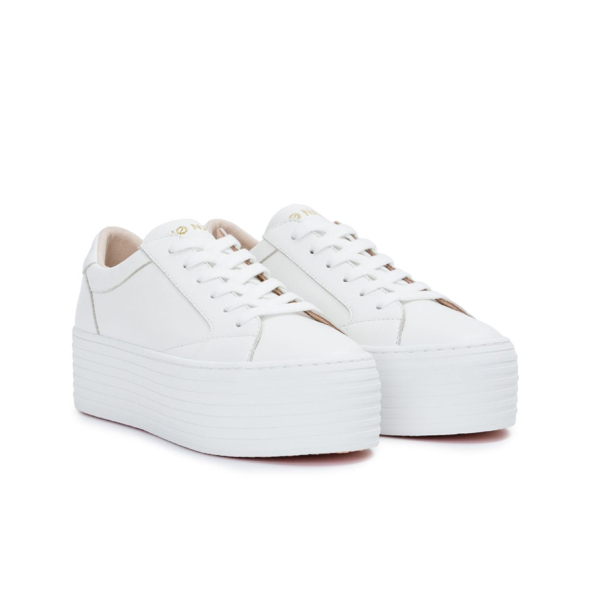 Baskets No name SPICE SNEAKER - LAMBSKIN - WHITE