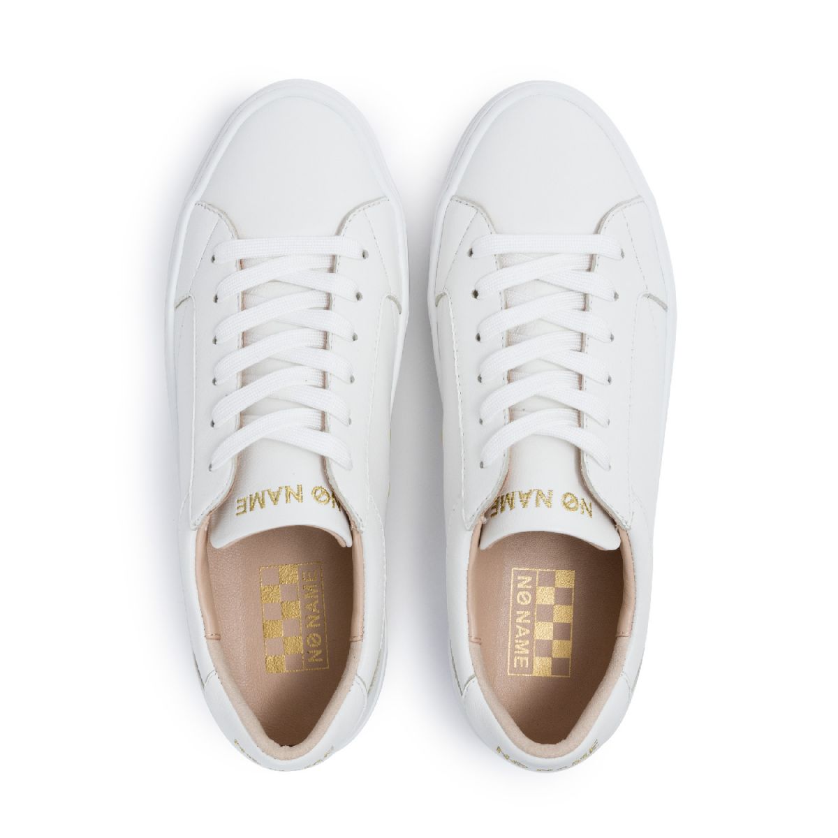 Baskets No name SPICE SNEAKER - LAMBSKIN - WHITE